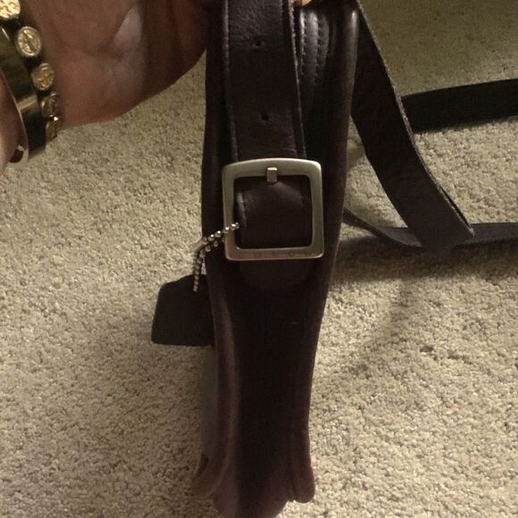 Vintage Rare Coach Unisex Double Zip Camera Brown Bag - Picture 4 of 8